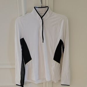 EP Pro White and Black Long Sleeve Shirt